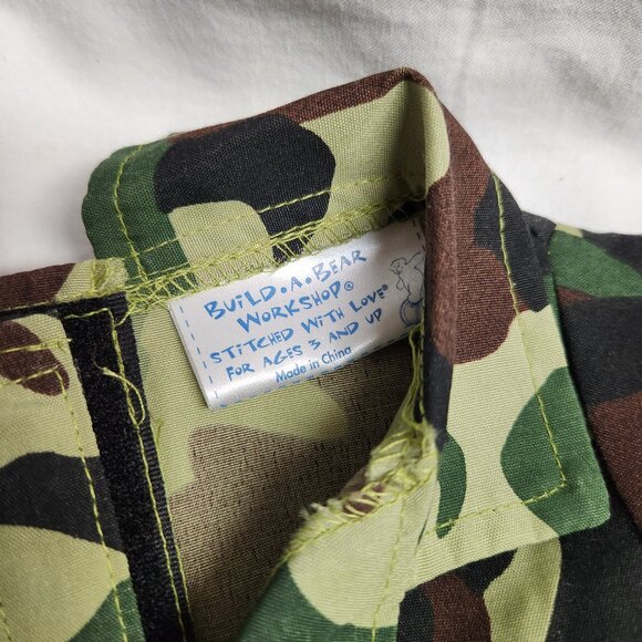 Build A Bear CAMO Military Outfit shirt pants hat - Picture 7 of 7